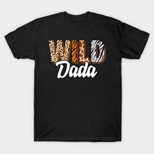 Wild Dada Zoo Born Two be Wild B-day Safari Jungle Animal T-Shirt